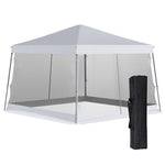 3 X3 X2.6m Folding Pop-up Garden Gazebo W/mosquito Netting