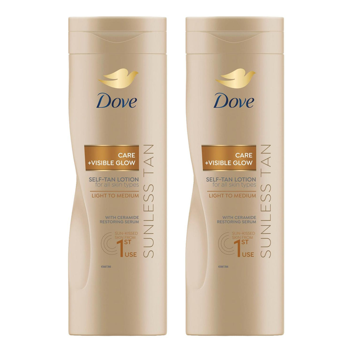 Visible Glow Self-tan Lotion Nourishing Care Light To Medium Skin | Set of 2