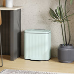 2 X 20l Double Rubbish Bin, Pedal Bin With Rubbish Bags | Green