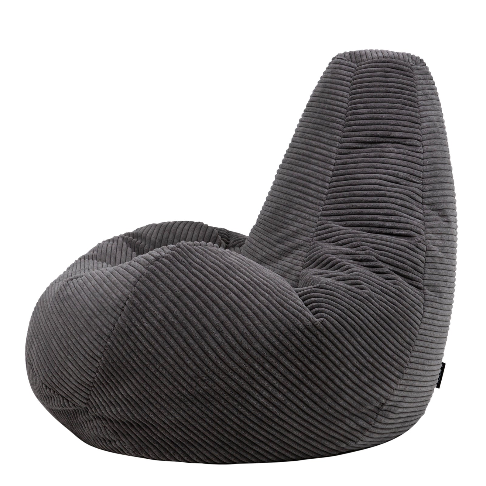 Dalton Cord Bean Bag Chair | Charcoal