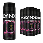 Number 10 Fifa Aerosol Body Spray Deo Citrus & Watermelon Scent 150ml, 6 Pack