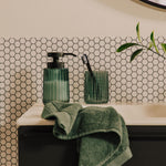 Soap Dispenser, 300ml, Resistant Glass, Lido Collection | Forest Green