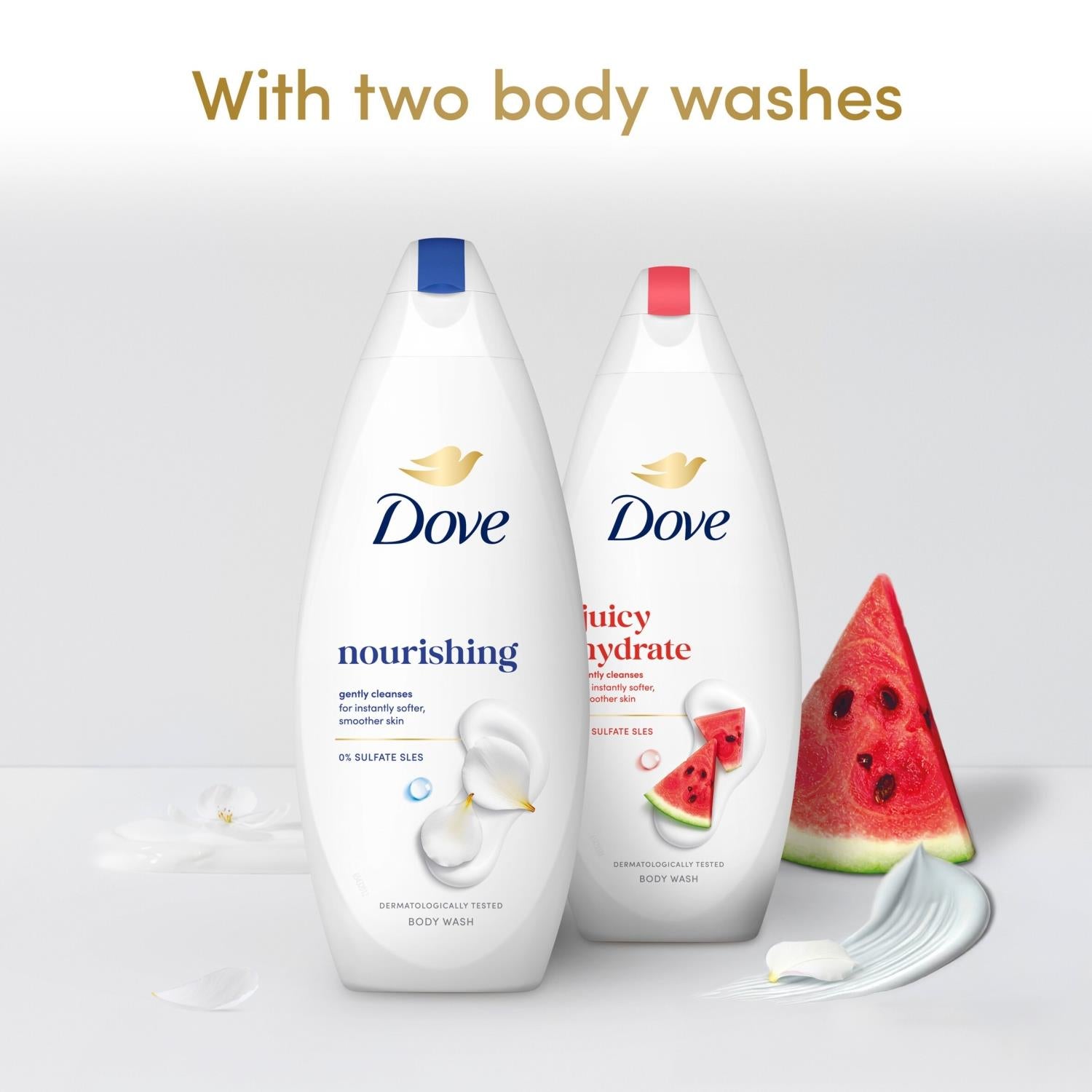 Unwrap And Uplift Body Wash Collection For Her With Luxury Puff | Set of 1
