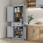 Kitchen Storage Cabinet W/ Drawers Cupboards Shelves Home