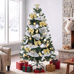 HOMCOM 5ft Pre-lit Christmas Tree With 150 Led Lights, 8 Modes, 450 Tips
