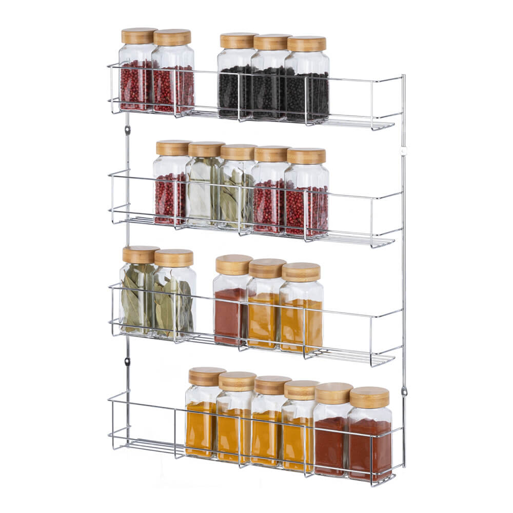 Cupboard Door Spice Rack - 4-tier