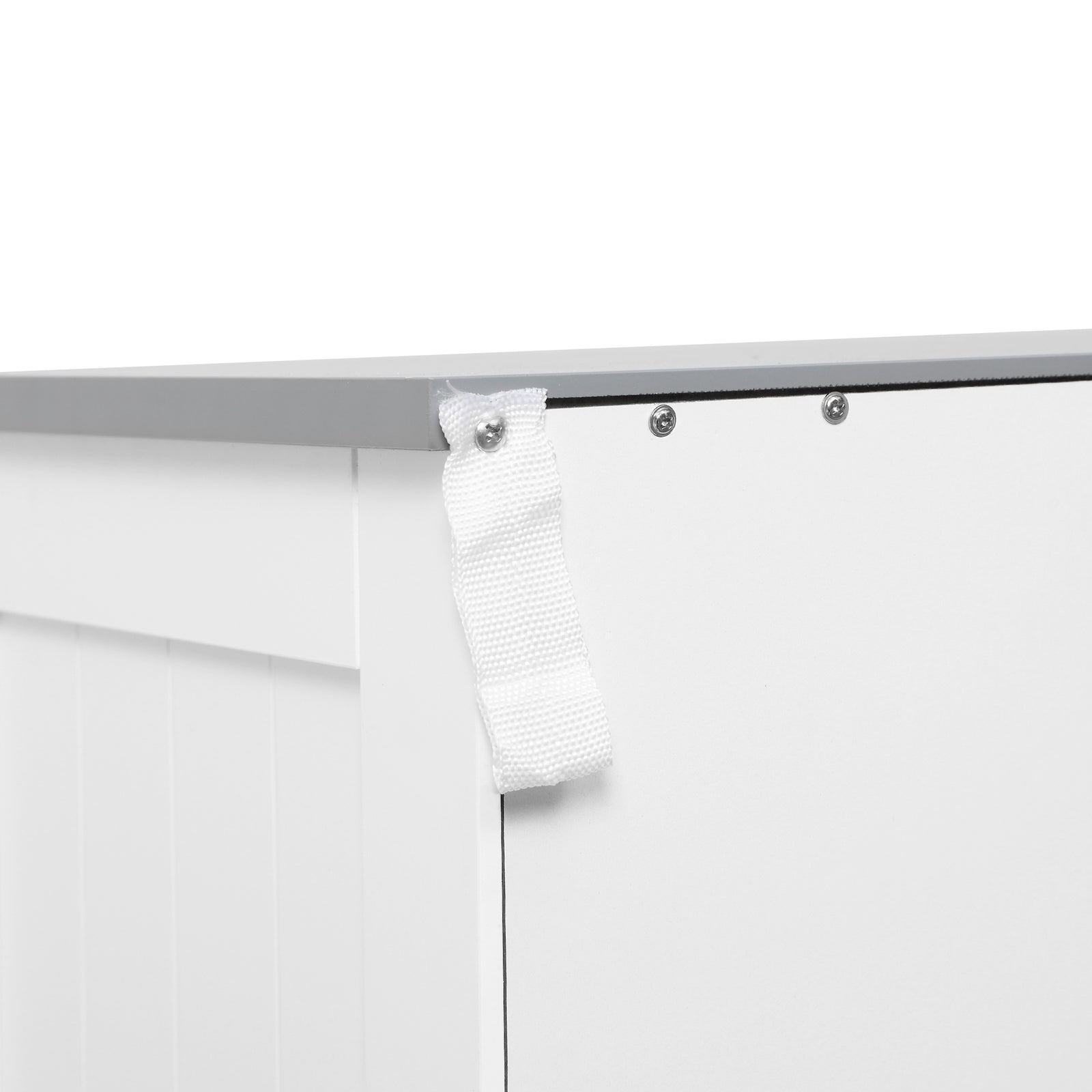 Freestanding Bathroom Cabinet With 2 Drawers 2 Doors