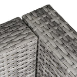 Pe Rattan Wicker Corner Sofa Garden Single Sofa Chair