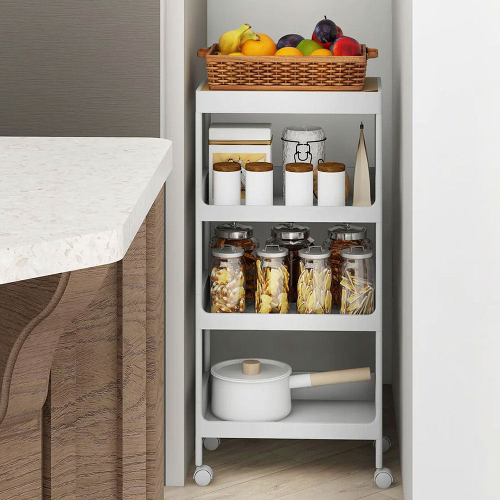 3/4-tier Storage Trolley With Drawer | Medium