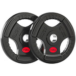 Olympic Weight Plates, Weight Plate Discs | 2 x 15kg | Black