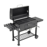 Outdoor Charcoal Grill With Side Table Bbq Patio