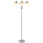 HOMCOM Arc Tree Floor Lamp With 3000k/4500k/6500k Colour Temperatures Silver