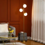 Modern Tree Floor Lamp With 3 Light Living Room Bedroom | One Size | Gold