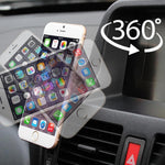 Universal Magnetic Car Mount Phone Holder For Smartphone, Rose Gold