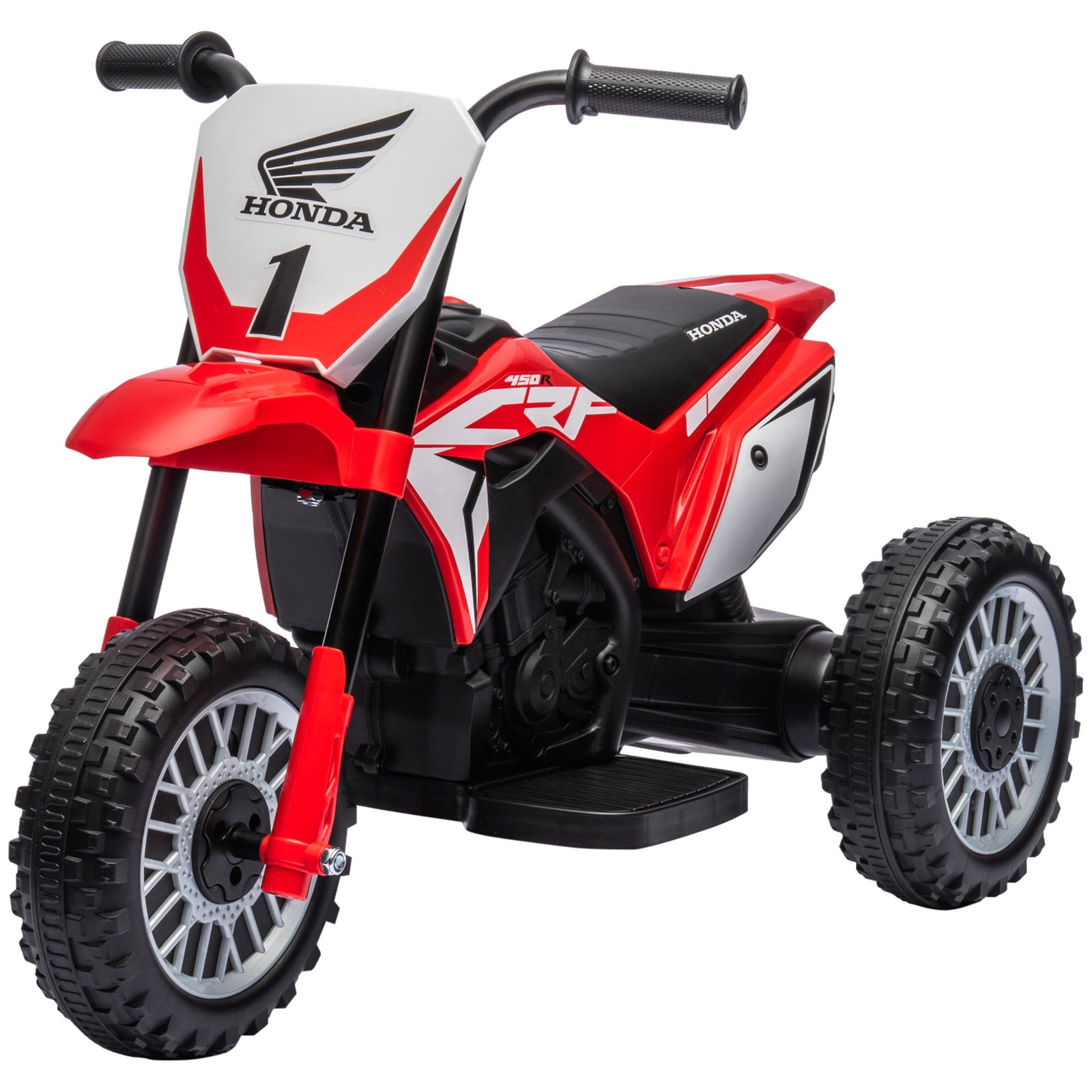 Honda Crf450rl Licensed 6v Kids Electric Motorbike W/ Horn | Red
