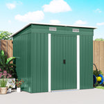 7 X 4ft Outdoor Garden Storage Shed For Garden | Green