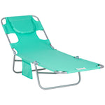 Chaise Lounge W/ Face Cavity & Arm Slots | Green