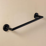 Towel Rail, 40cm, Matt Black, Hidden Fixings, Start Collection