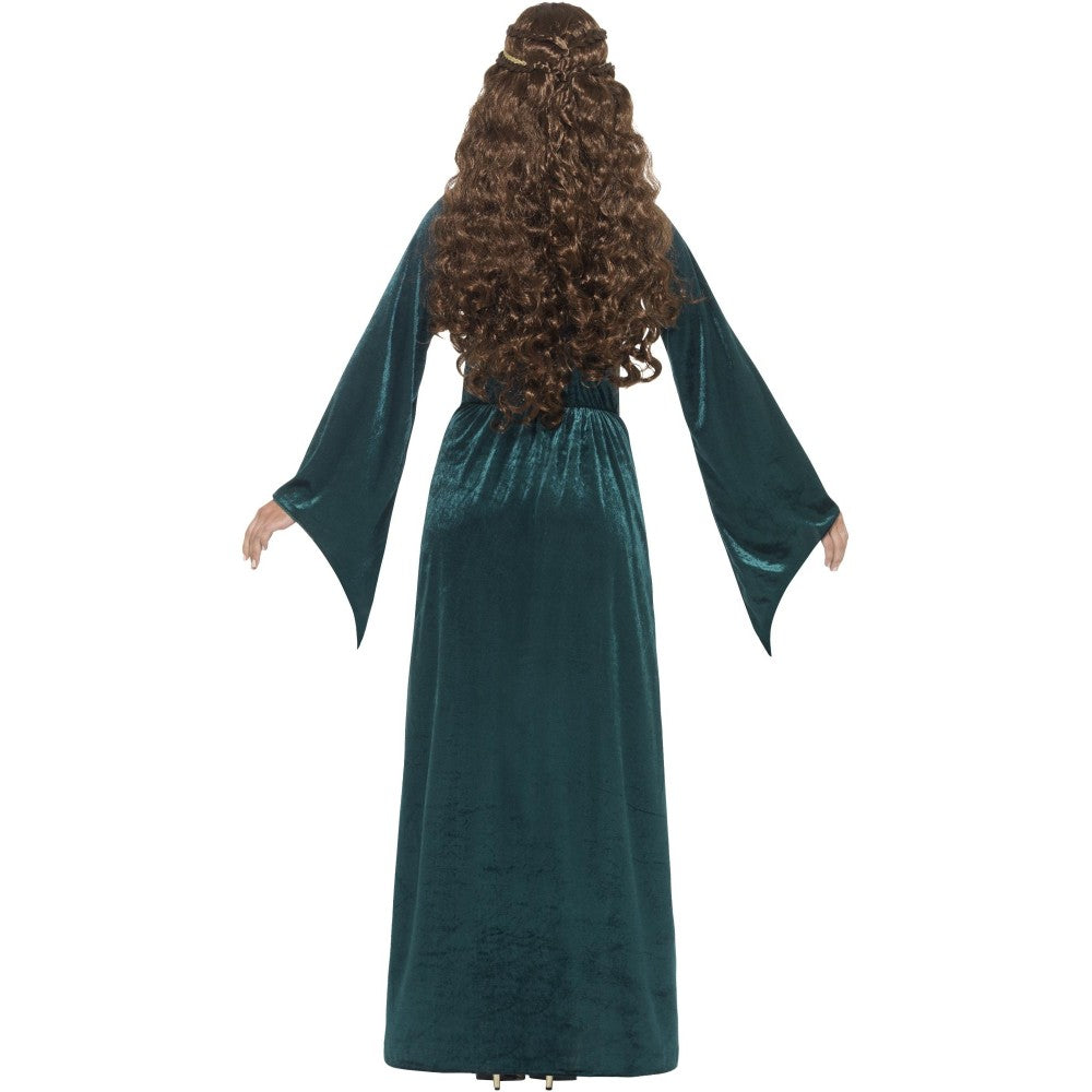 Medieval Maid Costume, Green | Small | Green