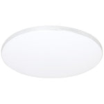 Ceiling Lamp Siena Stylish White And Chrome Circular Design Dimmable Including Remote Control | 35cm | White