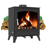 Steel Eco Multifuel Stove + Firewood Starter Kit | 8.5kw | Steel