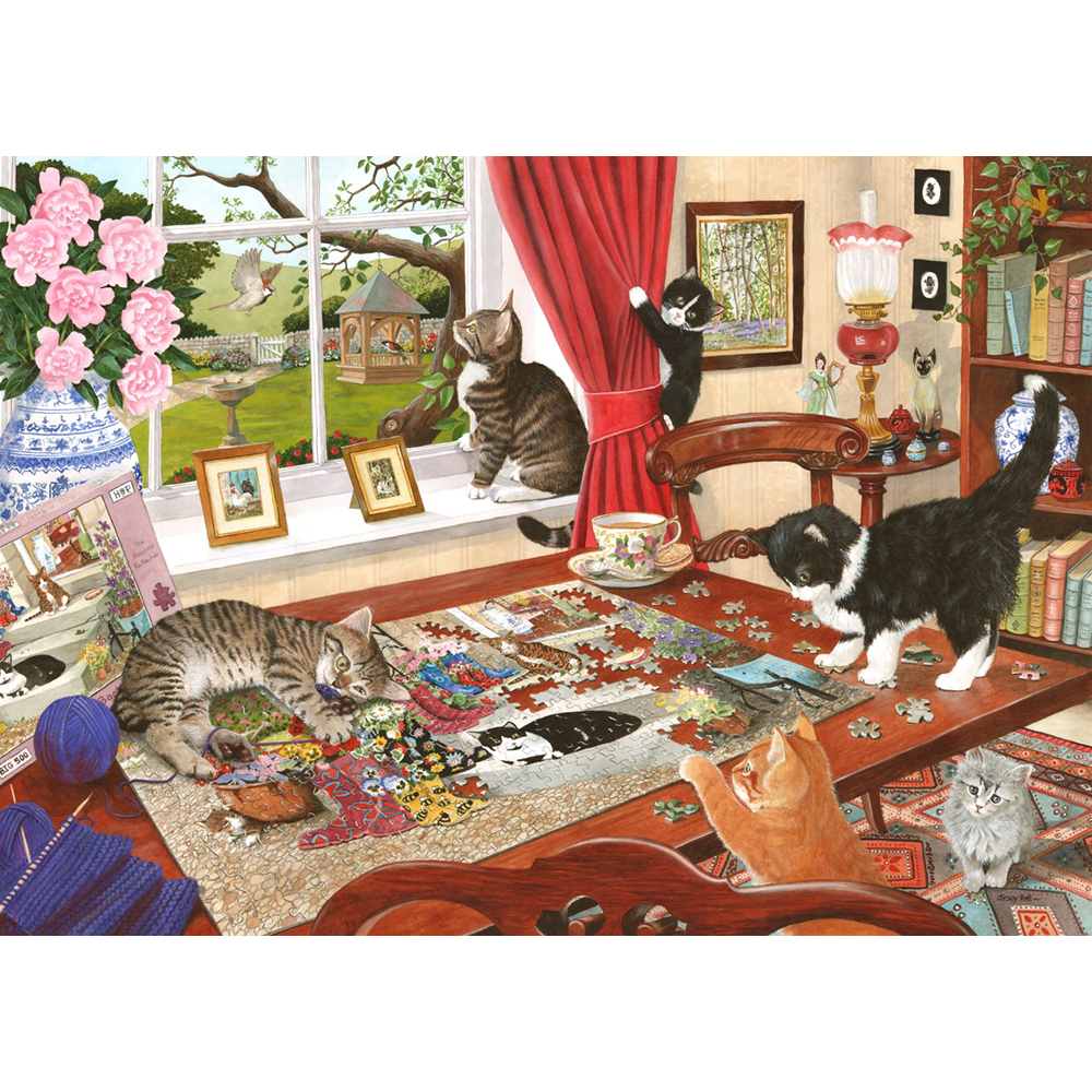 Puzzling Paws - 1000 Piece Jigsaw Puzzle For Adults