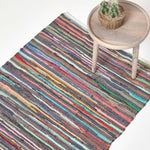 Recycled Cotton Chindi Rug | 120cm x 80cm | Multi Colour