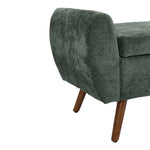 Modern Upholstered Storage Bench | Green