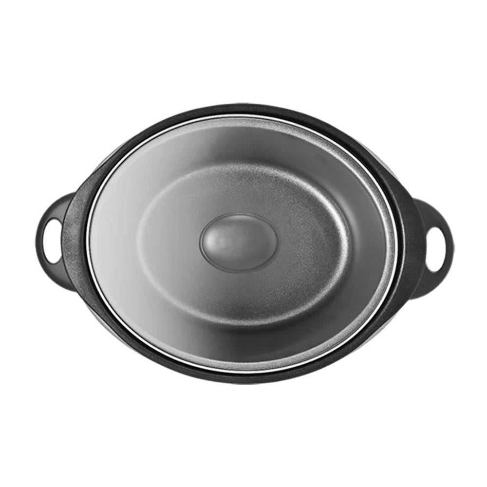 Sear & Stew 6.5l Oval Slow Cooker | Silver