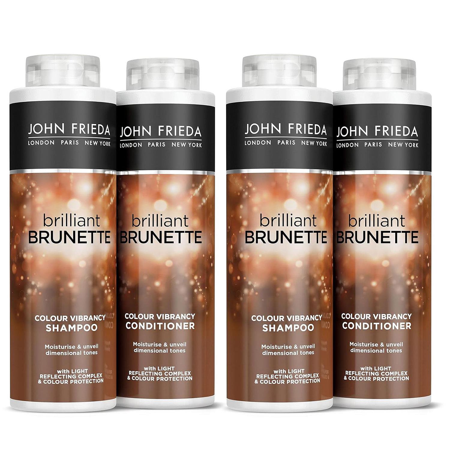 Brilliant Brunette Colour Protecting 2xshampoo & 2xconditioner,500ml