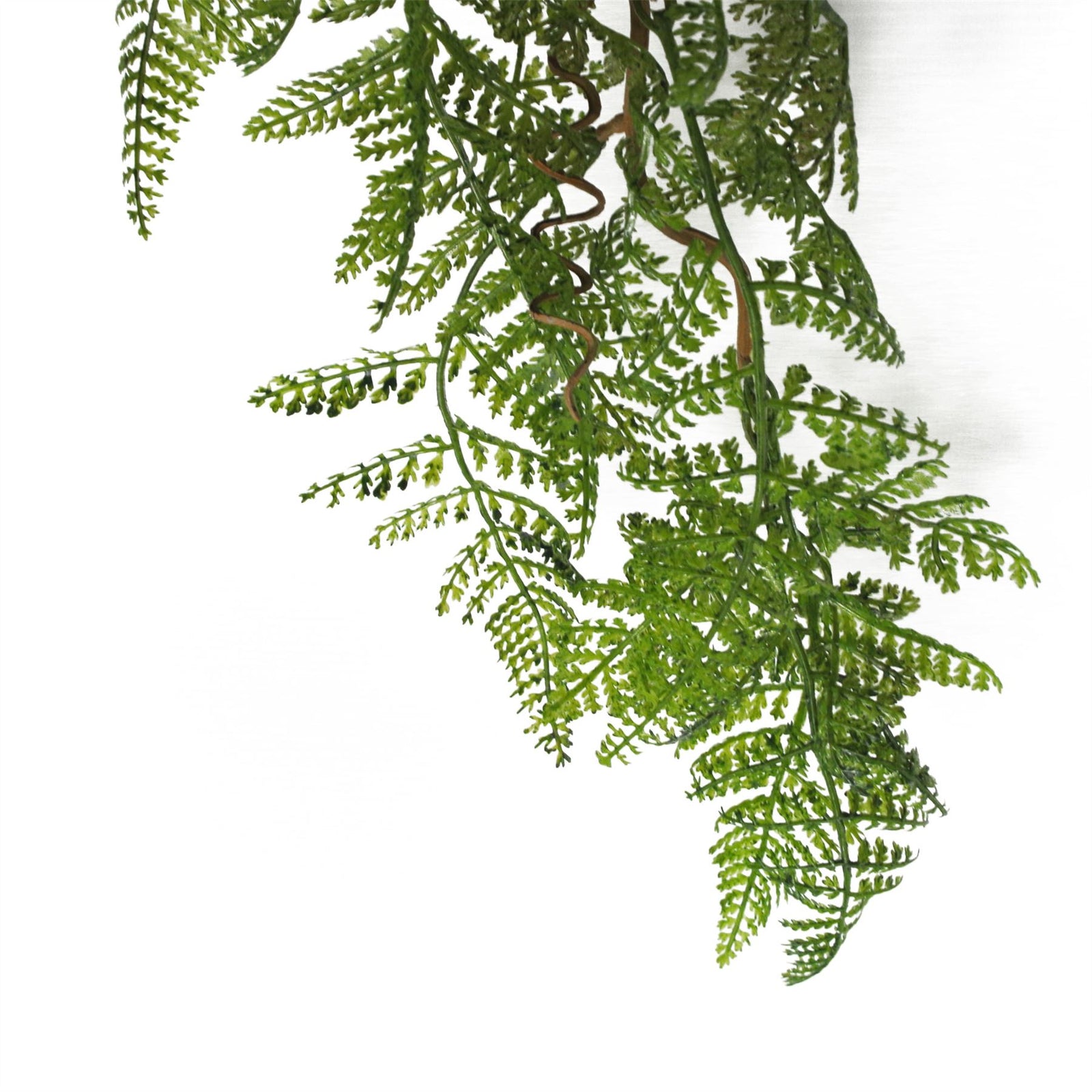 Artificial 100cm Hanging Maidenhair Fern Plant Dark Green