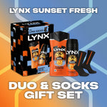 Sunset Fresh Duo & Socks Gift Set: Wash, Spray, Socks | Set of 4