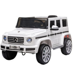 Mercedes Benz G500 12v Kids Electric Ride On Car W/ Remote Control | White