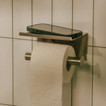Paper Holder With Cover Brushed Gold Pvd Architect Sp
