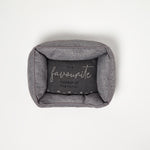 Woven Favourite Pet Bed | Small | Grey