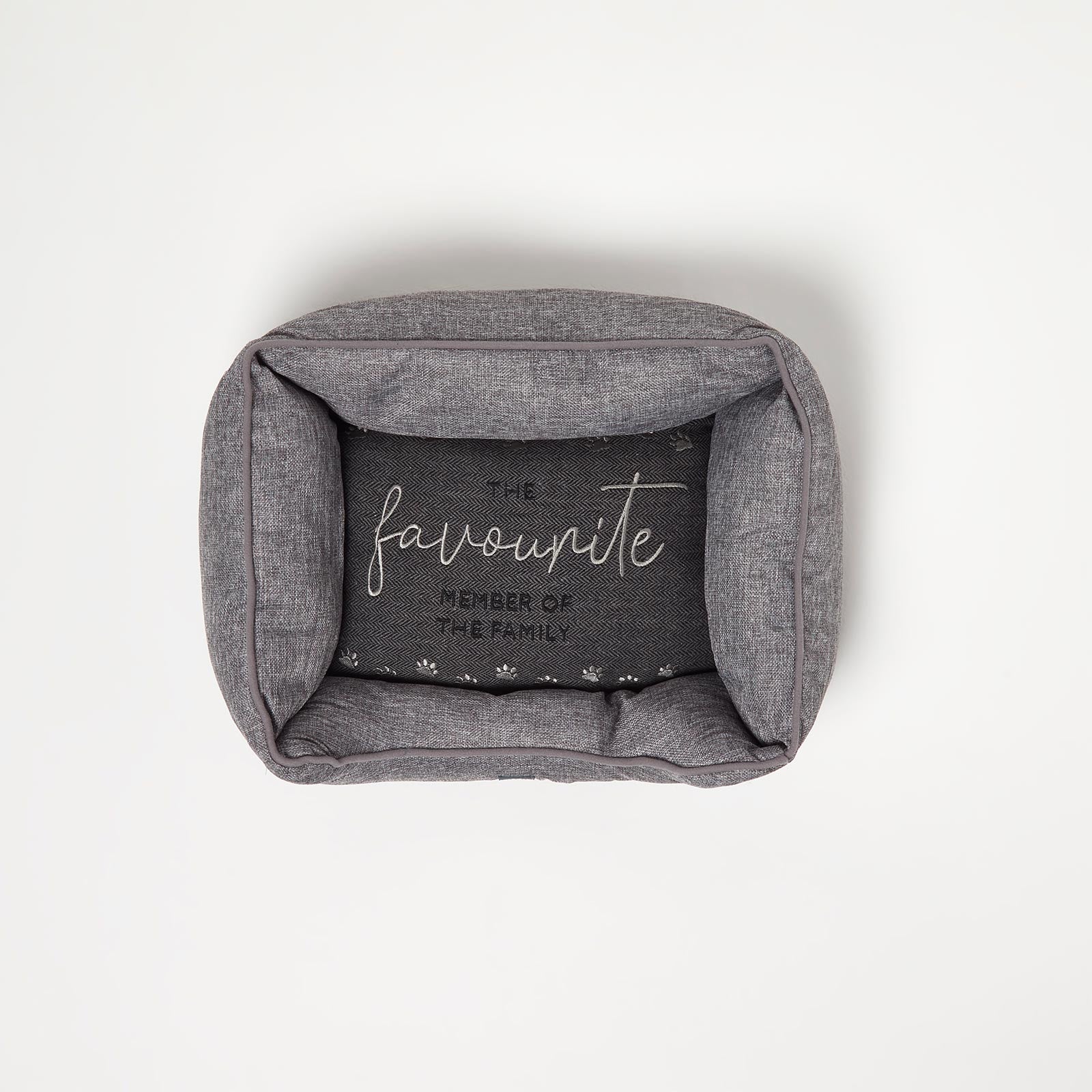 Woven Favourite Pet Bed | Small | Grey