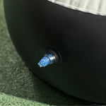 Inflatable Sofa Chair And Foot Stool For Gaming | Gray