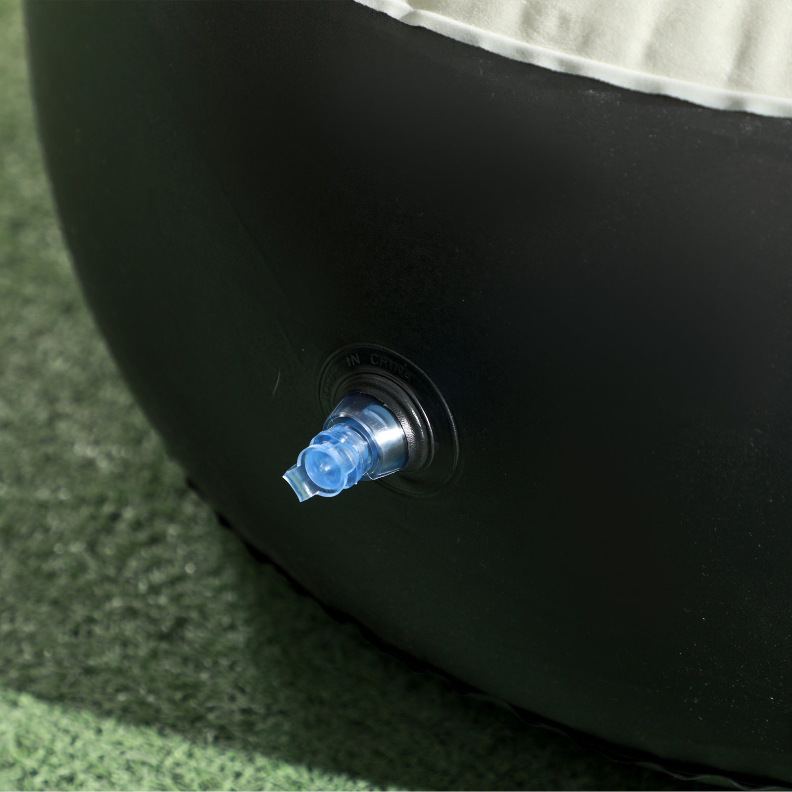 Inflatable Sofa Chair And Foot Stool For Gaming | Gray