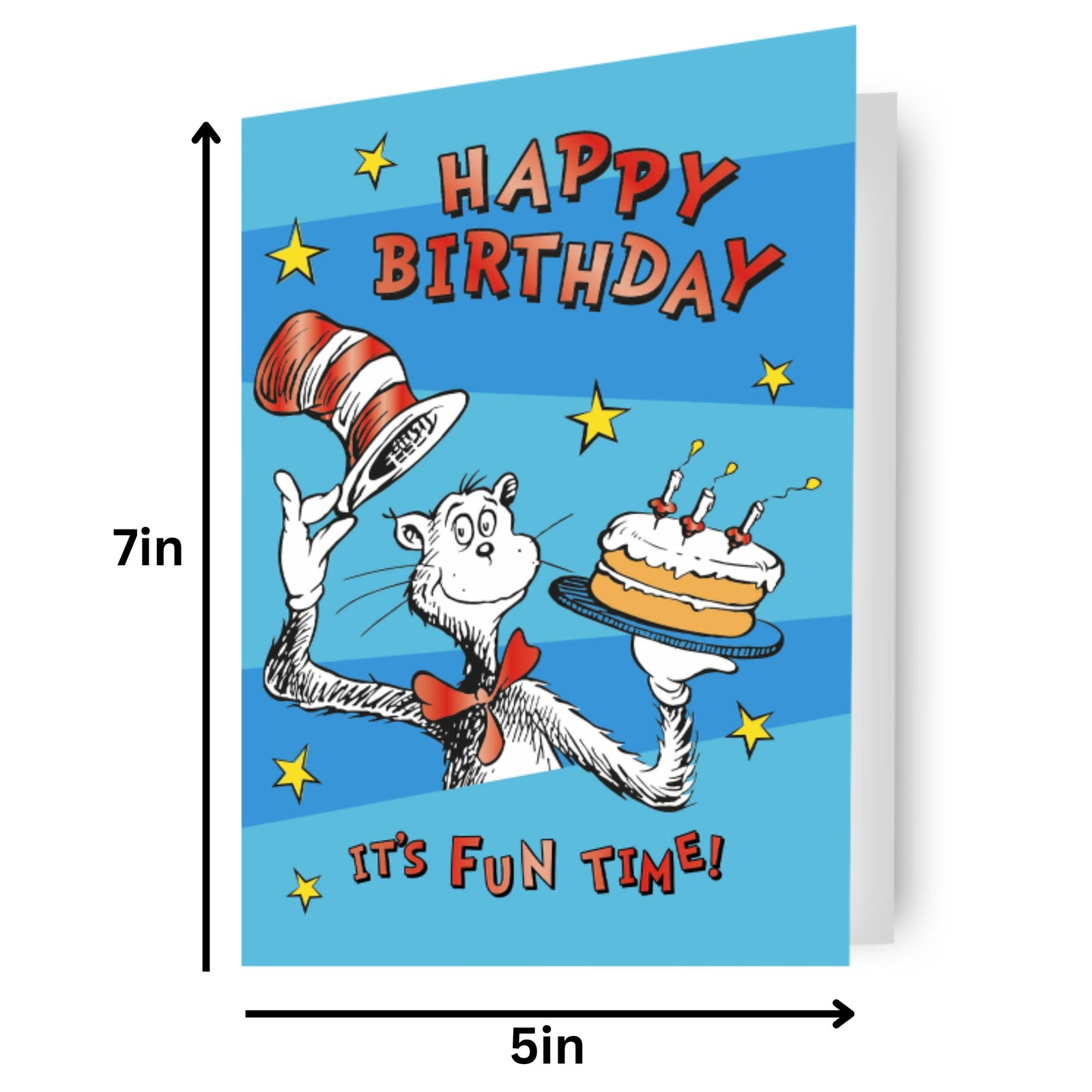 Cat In The Hat' Birthday Card Official Product