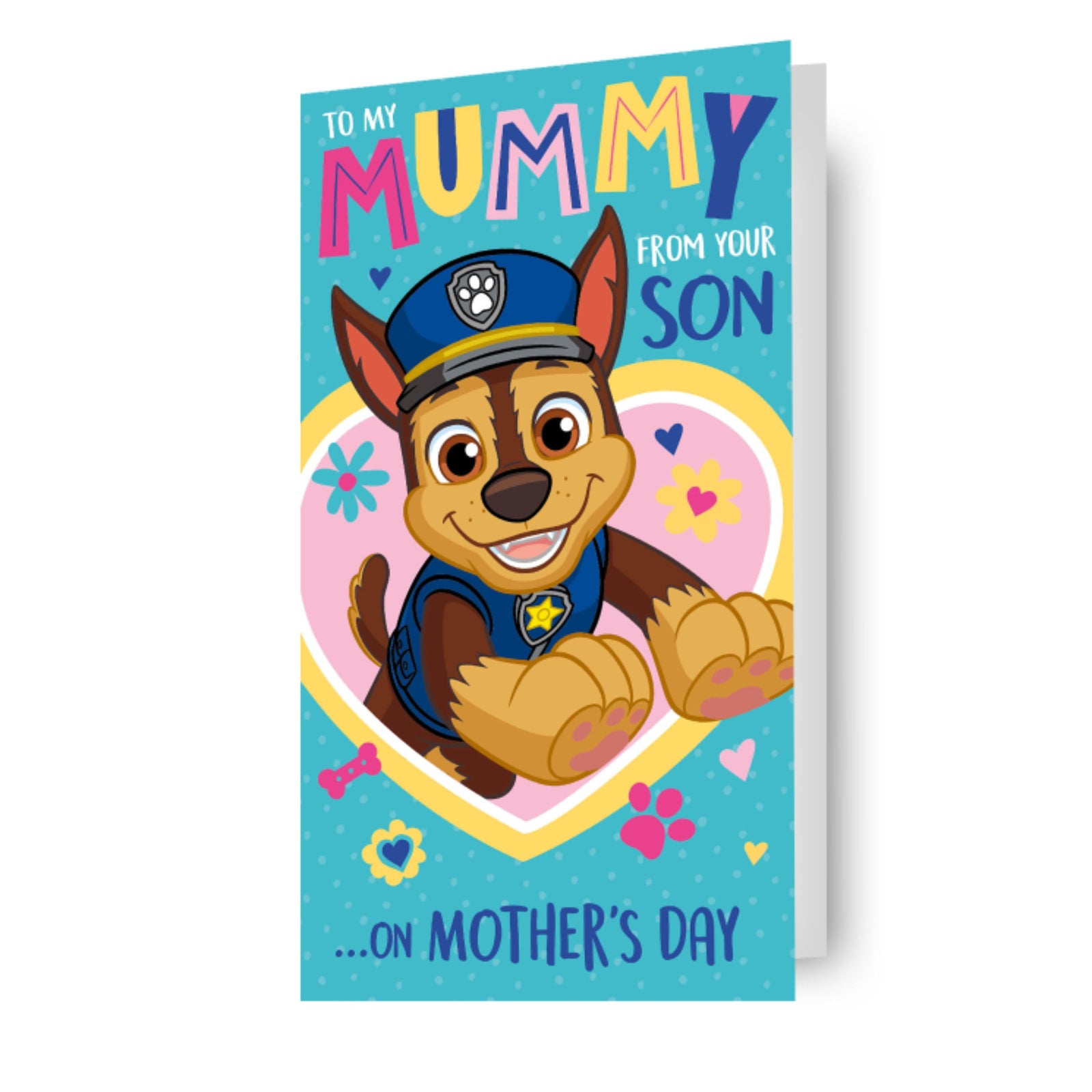 Paw Patrol Mother's Day Card 'from Your Son' Official Product