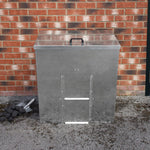 Galvanised Coal Bunker | 250kg | Silver