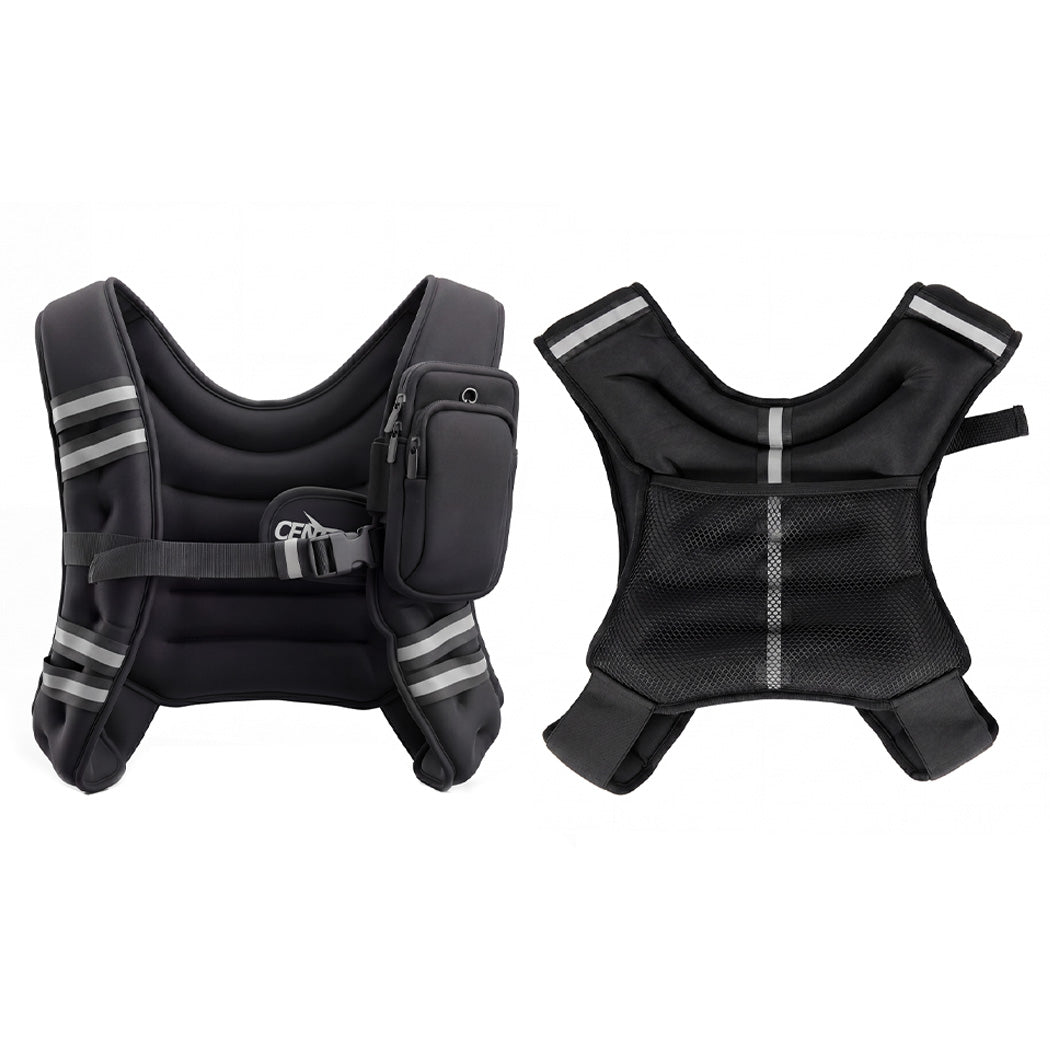 Centra 5.5kg Weighted Vest Running Fitness Training Exercise Vest Adjustable