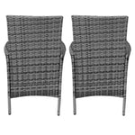 Rattan Bistro Set | Grey