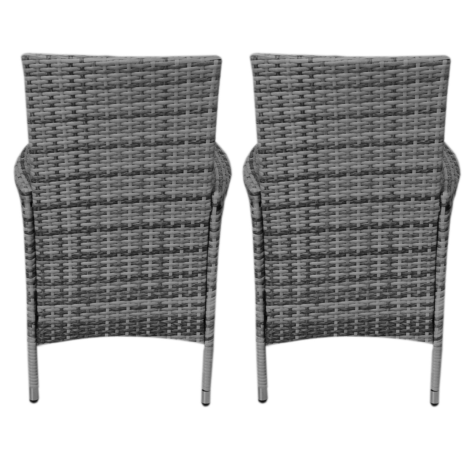 Rattan Bistro Set | Grey