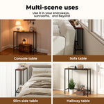 Levede Narrow Console Table Slim Entryway Hallway Sofa Table Display Shelf Industrial