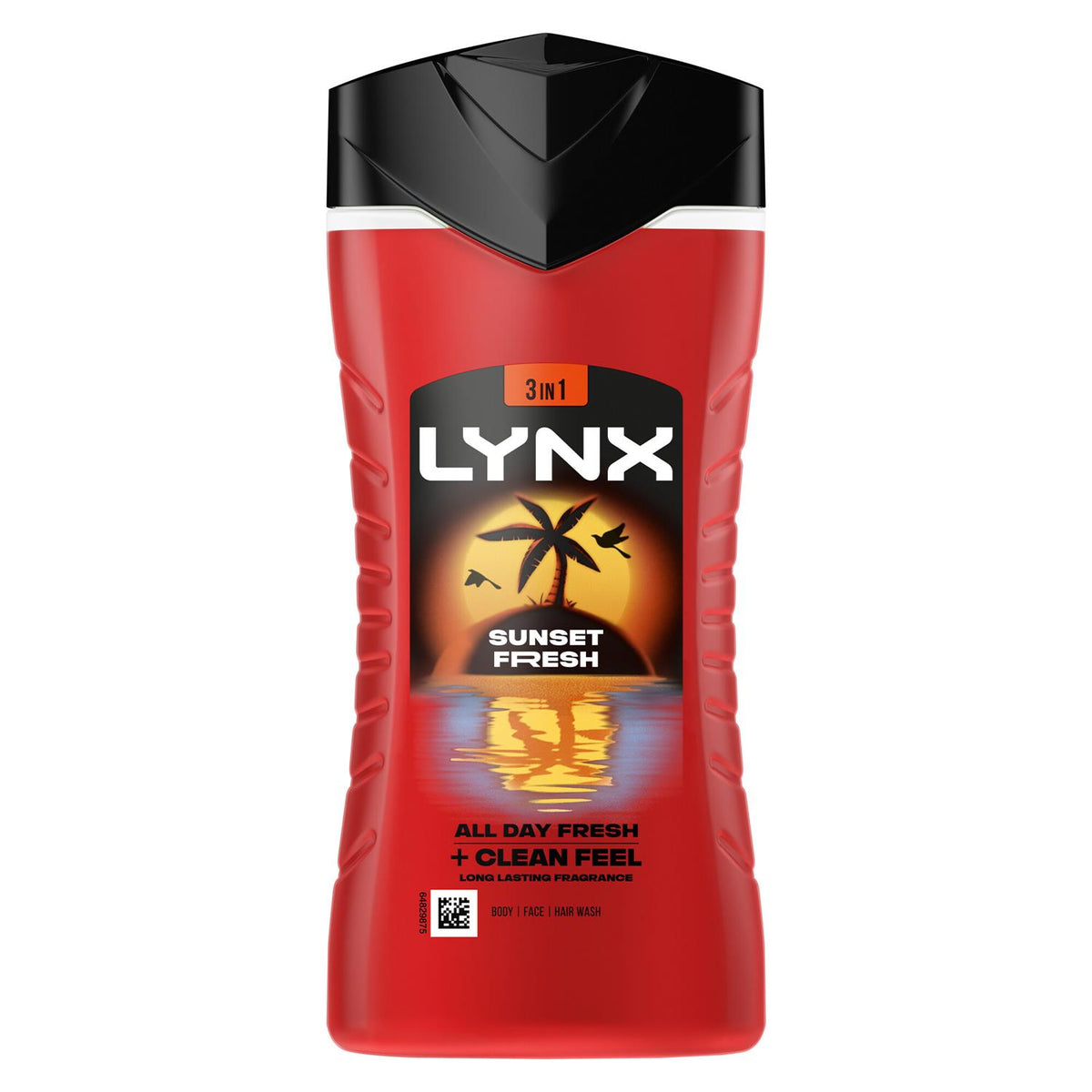 Men Sunset Fresh 3 In 1 Body Wash With Lasting Fragrance 225ml | Set of 6