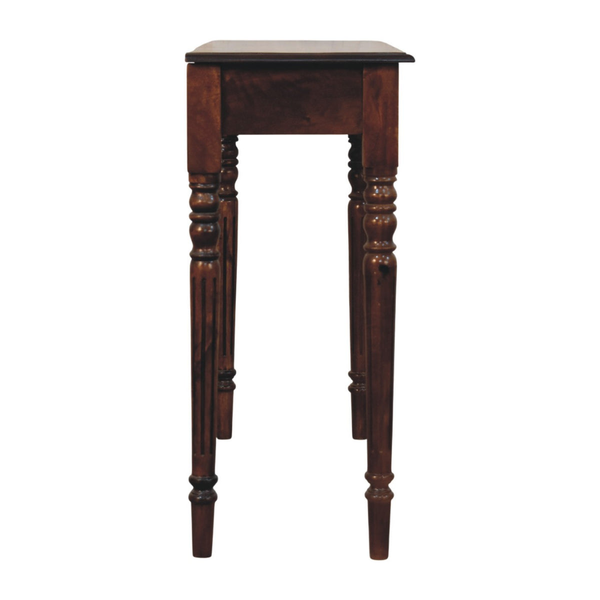 Solid Wood Heritage Turned-leg Console Table