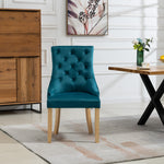 Set Of 2 Ravenna Velvet Dining Chairs | Teal