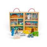 Travel Playbox - 10pc Wooden Playset