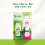 Shower Gel Duo Collection Gift Set For Her With Luxury Puff, 2pc | Set of 4